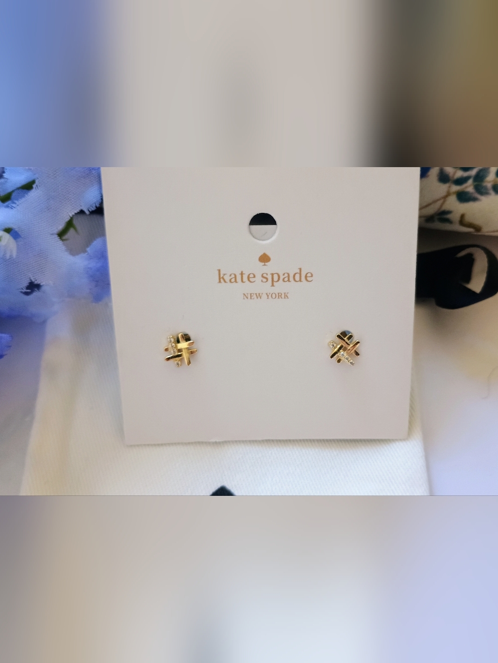 Kate Spade Hashtag Earrings Studs